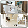 Transparent Acrylic Earring Display Stands EDIS-WH0022-02-5