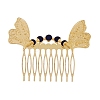 Alloy Wings Hair Combs PW-WG78D24-01-2