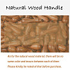 Brass Wax Seal Stamp with Handle AJEW-WH0184-0948-7