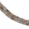 Natural Angelite Beads Strands G-RM2025-B36-3mm-4