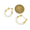 ABS Plastic Imitation Pearl Stud Earrings EJEW-JE06293-3