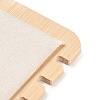 12-Slot Bamboo L-Shaped Necklace Organizer Display Stands with Velvet Mat NDIS-F005-01D-4
