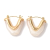 Golden Ion Plating(IP) 304 Stainless Steel Hoop Earrings for Women EJEW-L287-047G-2