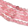 Natural Strawberry Quartz Beads Strands GG-NH0007-B02-01-3