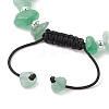 Natural Green Aventurine Braided Bead Bracelets for Women BJEW-JB11107-03-4