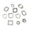 100Pcs 10 Styles Tibetan Style Alloy Bead Frame FIND-CJ0003-76-9
