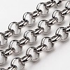 304 Stainless Steel Rolo Chains X-STAS-M032-42P-5.7mm-1