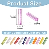 12 Styles Mixed Style Glass Round Bugle Beads GLAA-YW0004-94-3