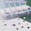 Natural Amethyst and Natural Rose Quart Chips Beads G-PH0031-02-4