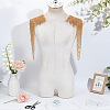 2Pcs Polyester Fringe Shoulder Applique DIY-ME0003-80C-4