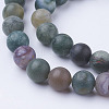 Natural Indian Agate Bead Strands G-G735-01F-8mm-3