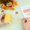 1 Roll 100 Yards Round Nylon Braided Thread NWIR-PH0002-22D-3