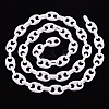 Handmade Opaque Acrylic Coffee Bean Chains LS-CHAC-ZX0001-01K-2