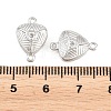 304 Stainless Steel Magnetic Clasps with Loops STAS-P452-04F-P-3
