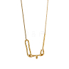 304 Stainless Steel Necklaces STAS-OY011-66G-1