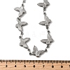 304 Stainless Steel Link Chain Necklaces NJEW-Q033-01A-P-3