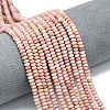 Natural Rhodonite Beads Strands G-P575-A18-4x2mm-1