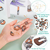 DIY Two Tone Dangle Earring Making Kit DIY-TA0009-01B-4