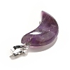 Natural Amethyst Pendants G-Z022-05D-3