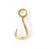 Tibetan Style Alloy Anchor Hook Clasps TIBEP-A040-028G-NR-3