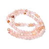 Natural Cherry Blossom Agate Beads Strands X-G-B130-4mm-02-3