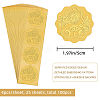 Self Adhesive Gold Foil Embossed Stickers DIY-WH0211-160-2