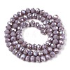 Electroplate Glass Beads Strands LS-EGLA-A044-P6mm-B13-3