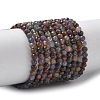 Natural Red Corundum/Ruby and Sapphire Beads Strands G-L651-C01-4mm-2