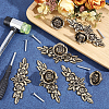 Flower Zinc Alloy Drawer Handle FIND-WH0366-399-5