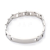 201 Stainless Steel Watch Band Chain Bracelets BJEW-B078-175P-2