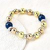 304 & 201 Stainless Steel with Clay Bracelets BJEW-D314-01-4