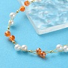 Imitation Pearl and Glass Beads Bracelets for Woman BJEW-S157-06L-3