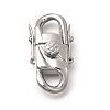 304 Stainless Steel Twister Clasps STAS-D382-05D-P-1