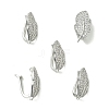SHEGRACE Bras Micro Pave Clear Cubic Zirconia Snap Clasps XGRQ5F095-808P-1