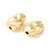 Nuggets Brass Beads KK-U064-19A-G-2