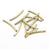 Brass Tube Beads KK-A143-34A-C-RS-1