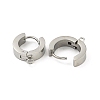 Tarnish Resistant 304 Stainless Steel Hoop Earring Findings STAS-A091-02P-2