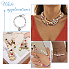 800Pcs 4 Colors CCB Plastic Beads CCB-AR0001-01-4