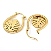 Ion Plating(IP) 304 Stainless Steel Earrings for Women EJEW-E304-03G-2