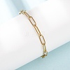 4MM 304 Stainless Steel Paperclip Chain Bracelets SA-CBA4160-22G-2