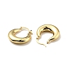 Rack Plating Brass Chunky Hoop Earrings for Women EJEW-G288-35F-G-2