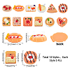 SUNNYCLUE 60Pcs 12 Styles Opaque Epoxy Resin Decoden Cabochons FIND-SC0003-25-2