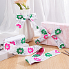 Polyester & Metallic Ribbon OCOR-WH0070-315B-3