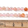 Natural Cherry Blossom Agate Beads Strands X-G-B130-4mm-02-5