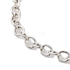 Rack Plating Iron Hollow Ball Brass Cable Chain Bracelets for Women BJEW-P325-04G-2
