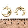 304 Stainless Steel Rhinestone Pendants SA-CBAF1D5-07G-C-3