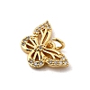 Brass Micro Pave Cubic Zirconia Pendants KK-I360-009G-03-2