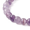 Natural & Synthetic Gemstone Beads Stretch Bracelets BJEW-JB09206-6