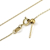 Ion Plating(IP) 304 Stainless Steel Boston Link Chains Necklaces X-NJEW-H042-08G-2