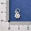 925 Sterling Silver Helm Charms STER-A048-16S-4